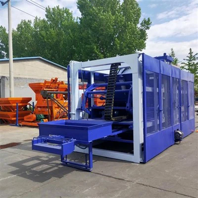 舗装用カラーレンガマシン